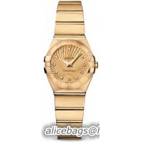 Omega Constellation Brushed Quarz Mini Watch 158627O