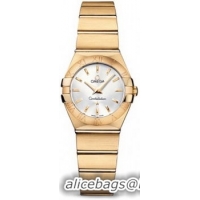 Omega Constellation Brushed Quarz Mini Watch 158627S