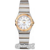 Omega Constellation Brushed Quarz Mini Watch 158627AN