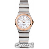 Omega Constellation Brushed Quarz Mini Watch 158627AO