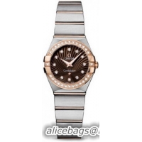 Omega Constellation Brushed Quarz Mini Watch 158627U