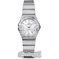 Omega Constellation Brushed Quarz Mini Watch 158627AAC