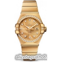 Omega Constellation Brushed Chronometer Watch 158626B