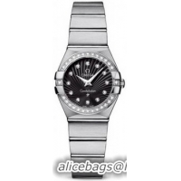 Omega Constellation Brushed Quarz Mini Watch 158627AV