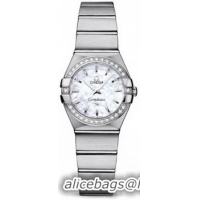 Omega Constellation Brushed Quarz Mini Watch 158627AX