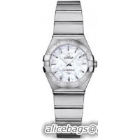 Omega Constellation Brushed Quarz Mini Watch 158627AAB