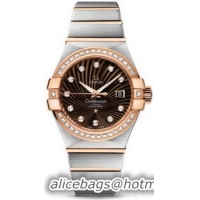 Omega Constellation Brushed Chronometer Watch 158626W