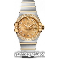 Omega Constellation Brushed Chronometer Watch 158626X