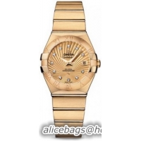 Omega Constellation Brushed Chronometer Watch 158626S