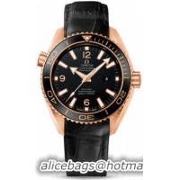 Omega Seamaster Planet Ocean Ceragold Watch 158600D