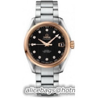 Omega Seamaster Aqua Terra Midsize Chronometer Watch 158594K