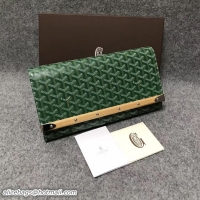 Newly Launched Goyard Original Monte-Carlo Clutch Bag 8980 Green