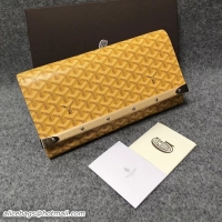 Free Shipping Discount Goyard Original Monte-Carlo Clutch Bag 8980 Yellow