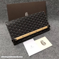 Most Popular Goyard Original Monte-Carlo Clutch Bag 8980 Black And Tan