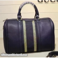 Good Quality Gucci Leather Medium Boston Bag 247205 Royal