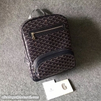 Top Grade Goyard Original Backpack 8992 Navy Blue