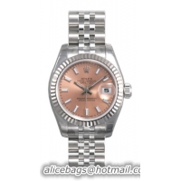 Rolex Lady Datejust Series Ladies 18kt White Gold Automatic Wristwatch 179174-PSJ