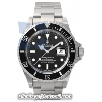 Rolex Submariner Date Series Mens Automatic Wristwatch 16610