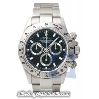 Rolex Daytona Series Stainless Steel Mens Wristwatch 116520B