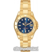 Rolex Yachtmaster Series 18k Yellow Gold Mens Automatic Wristwatch 168628-BLSO