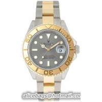 Rolex Yachtmaster Series Elegant Mens Automatic 18kt Yellow Gold Unidirectional Rotating Wristwatch 16623-GYSO