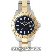 Rolex Yachtmaster Series Elegant Mens Automatic 18kt Yellow Gold Unidirectional Rotating Wristwatch 16623-BLSO