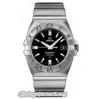 Omega Constellation Double Eagle Chronometer Series Mens Stainless Steel Wristwatch-1513.51.00