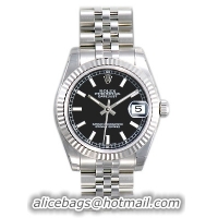 Rolex Datejust Series Unisex Automatic Midsize Wristwatch 178274-BKSJ