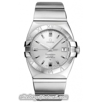 Omega Constellation Double Eagle Chronometer Series Mens Stainless Steel Wristwatch-1501.30.00