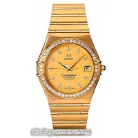 Omega Constellation Chronometer 18k Rose Gold Mens Automatic COSC Wristwatch 1107.15.00