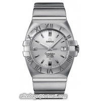 Omega Constellation Double Eagle Chronometer Series Mens Stainless Steel Wristwatch-1513.30.00