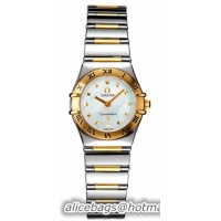 Omega Constellation 18kt Yellow Gold Mini Ladies Watches 1361.71.00