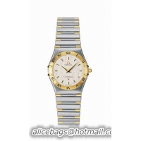 Omega Constellation 18kt Gold Mini Ladies Quartz Watch 1372.30.00