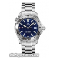 Omega Seamaster Series Mens Stainless Steel Wristwatch-2263.80.00