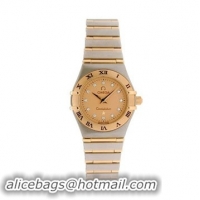 Omega Constellation Series 18kt Yellow Gold Mini Ladies Watch-1262.15.00