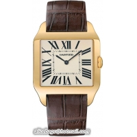 Cartier Santos Dumont 18k Yellow Gold Mens Manual Wind Wristwatch-W2008751