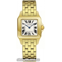 Cartier Santos Demoiselle 18k Yellow Gold Ladies Swiss Quartz Wristwatch-W25062X9