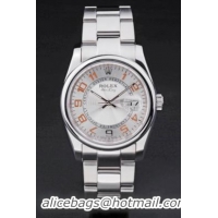 Rolex Air-King Mechanism Stainless Steel Watch-RA3874