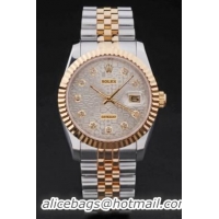 Rolex Datejust Rose Gold Surface Men Watch-RD3868