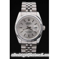 Rolex Datejust Stainless Steel Cutwork Watch-RD2390