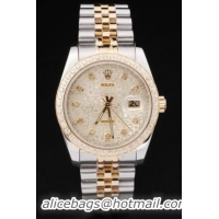 Rolex Datejust Stainless Steel Diamond Cutwork Watch-RD2388