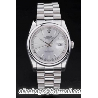 Rolex Datejust Stainless Steel White Surface Watch-RD3857