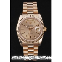 Rolex Day-Date Golden Surface Cutwork Men Watch-RD3838