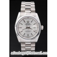 Rolex Day-Date Silve...