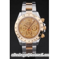 Rolex Daytona Mechanism Golden Surface Watch-RD3880