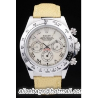 Rolex Daytona Mechanism White 38mm Women Watch-RD4050