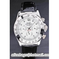 Rolex Daytona Mechanism White Stainless Steel Watch-RD3896