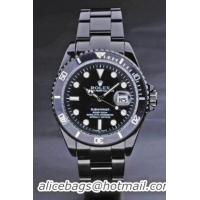 Rolex Submariner Mechanism Black 39mm Men Watch-RS3757