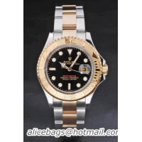 Rolex Yacht-Master II Golden Bezel&Black Surface Watch-RY3903