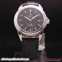 OMEGA DE VILLE Chronometer Steel on Black Strap OM77308